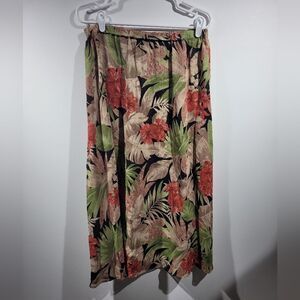 Reversible cold‎ water creek maxi skirt leapord print and Floral design
